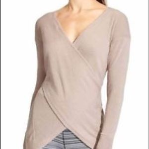 Athleta blush pink cashmere sweater XL